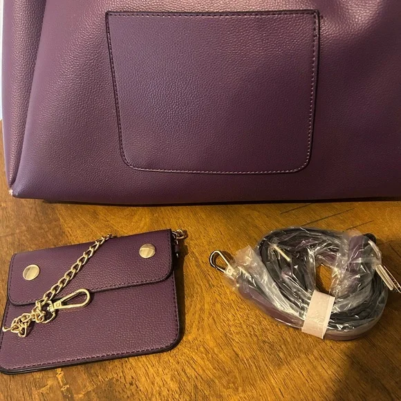 Purple tote bag - Picture 2 of 7